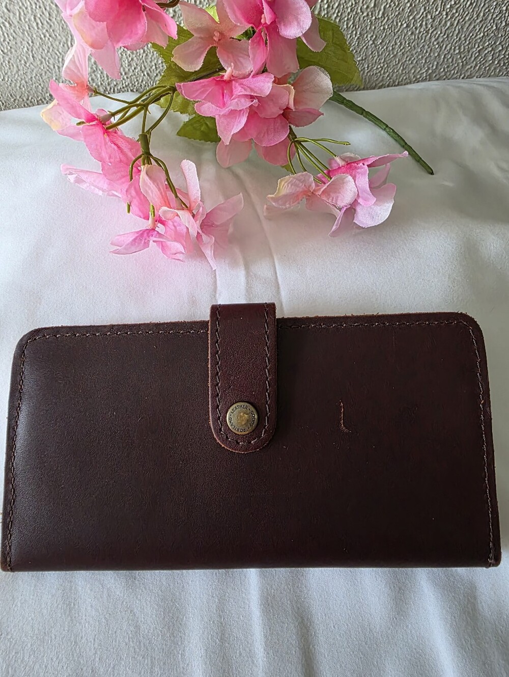 Portland  Leather Cognac Bifold Wallet
